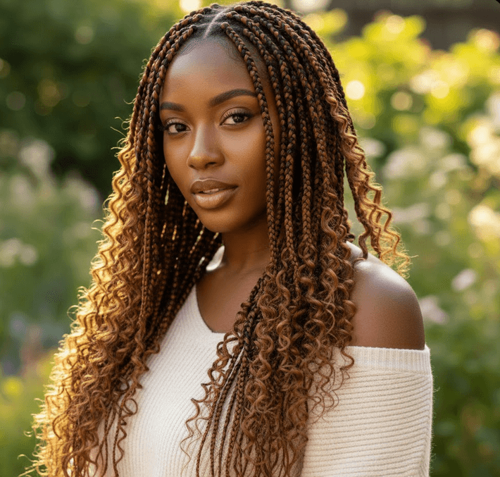 Knotless Boholess Braids